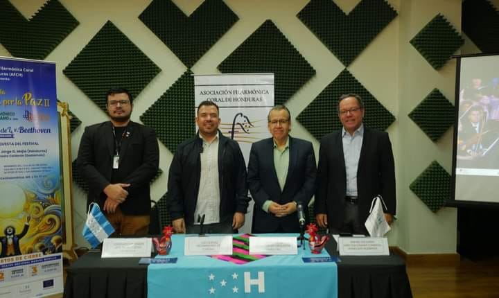 AFCH, celebra el II Festival de la Alegría por la Paz en el Encuentro Filarmónico Centroamericano